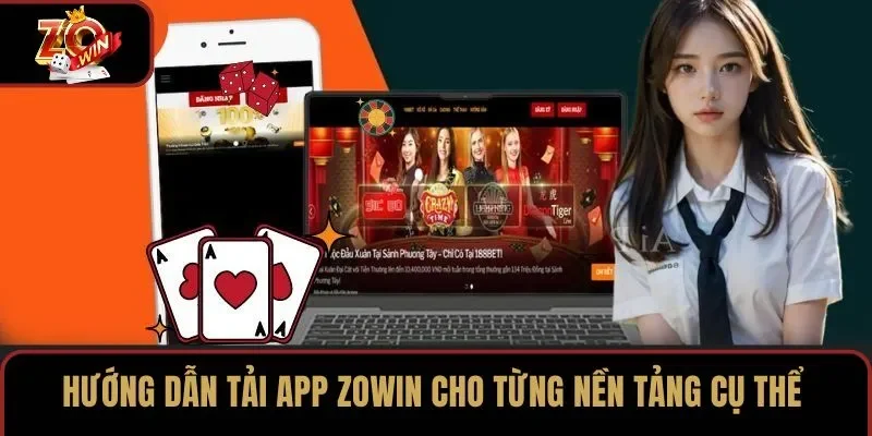 Hướng dẫn tải app ZOWIN cho từng nền tảng cụ thể