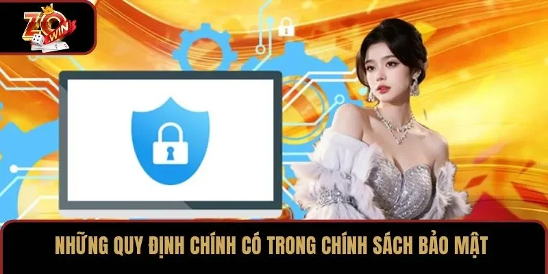 Những quy định chính có trong chính sách bảo mật